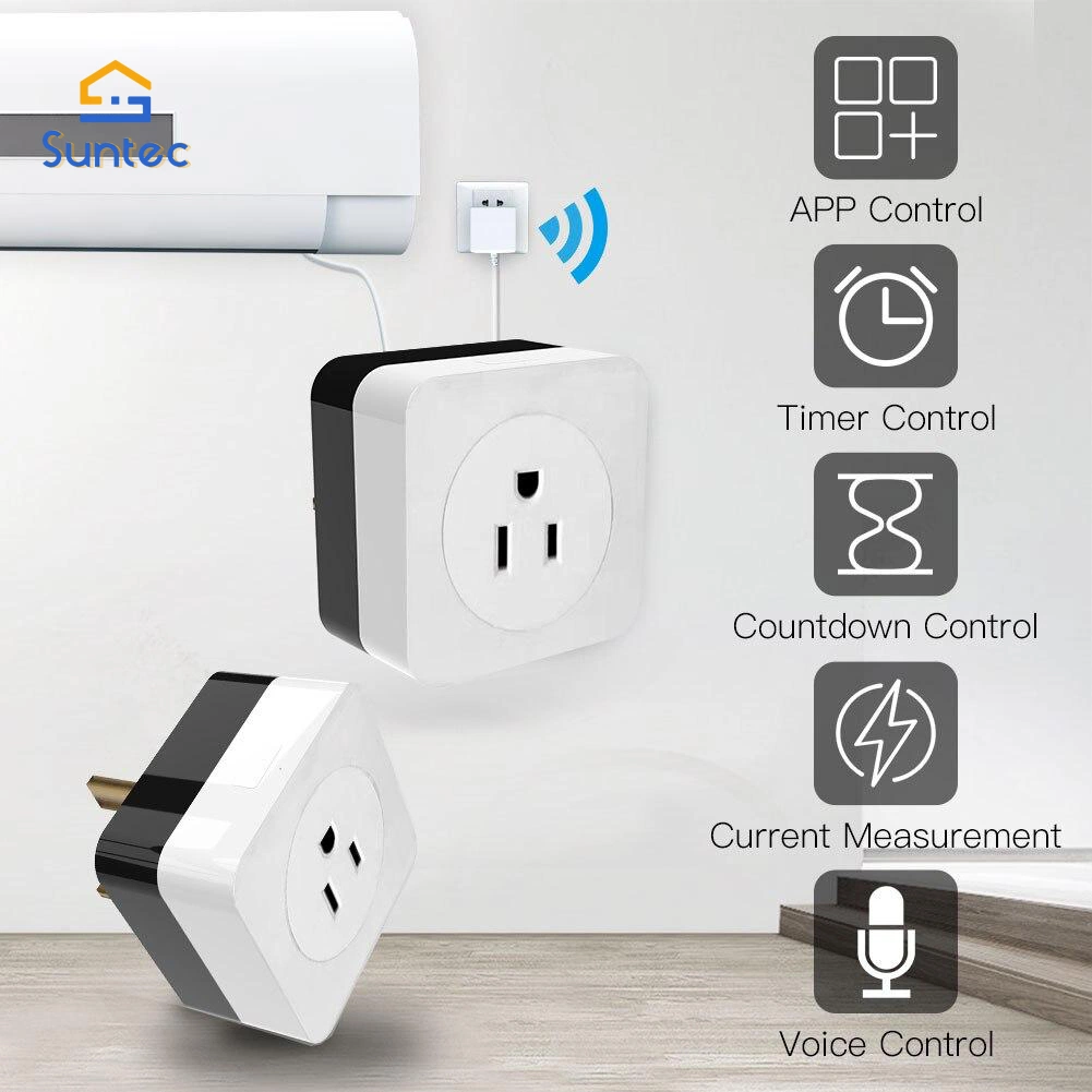 Us Version WiFi/Zigbee Smart Wall Plug Socket Outlet Us IR Remote Control