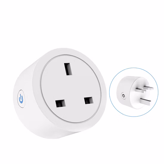 Zigbee Tuya Пульт дистанционного управления Мониторинг мощности Wi-Fi Smart Plug UK