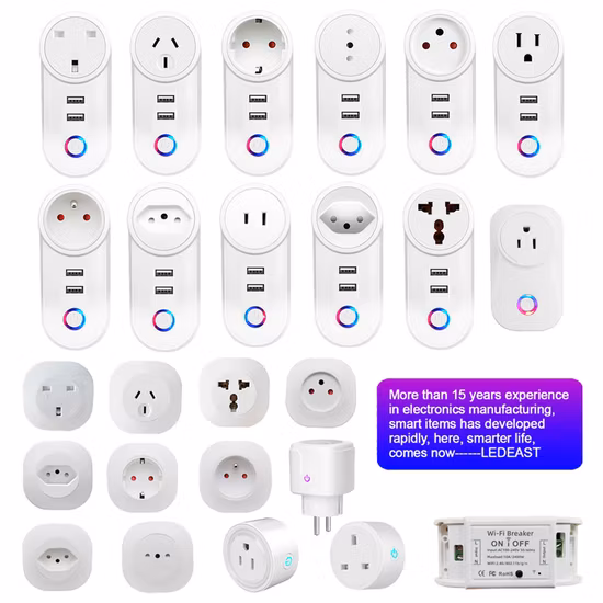 Zigbee Tuya Energy Monitor, таймер/дистанционное управление, умная розетка, вилка европейского стандарта