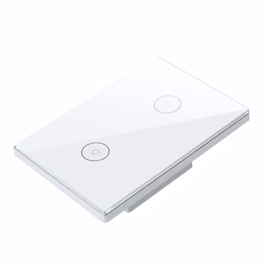 Умный электрический выключатель Zigbee Wall Touch Tuya с закаленным стеклом